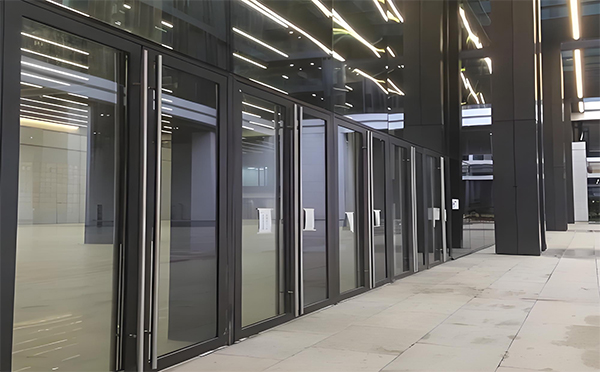 旬阳玻璃地弹门