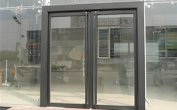 旬阳玻璃地弹门