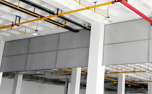 商场防烟分区常闭节点:旬阳挡烟垂壁高度与控制器接线图解 商场防烟分区常闭节点:旬阳挡烟垂壁高度与控制器接线图解